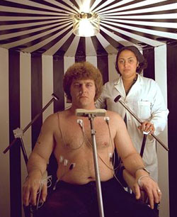 A man is experimented upon for the greater benefit of humanity.